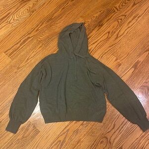 Gap Woman’s Green Hooded Sweater Size M